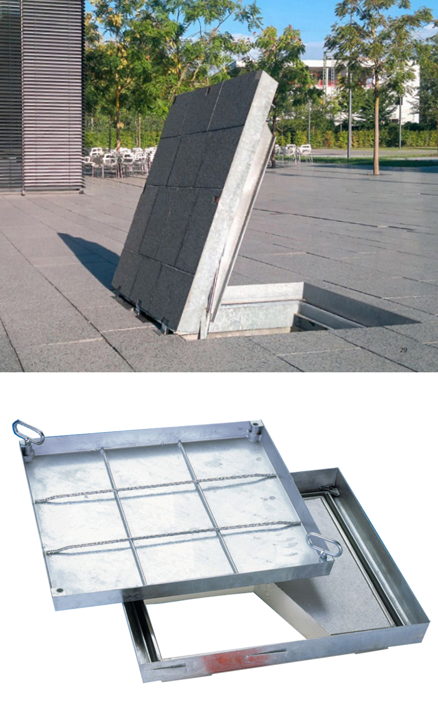 Schachtabdeckungen Aluminium CBVA