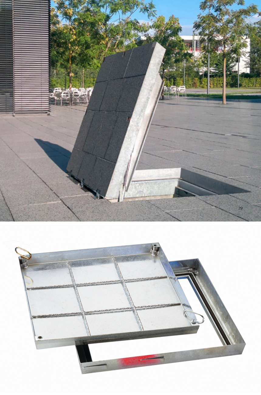 Schachtabdeckungen befahrbar CBVS -250 kN