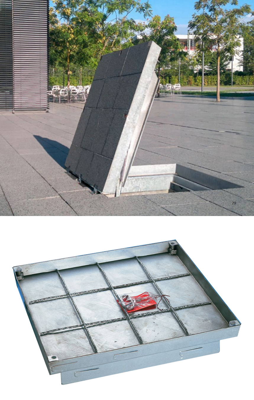 befahrbare Schachtabdeckung Schwerfahrzeuge 400 kN