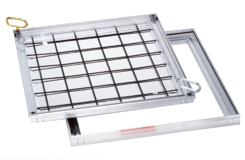 befüllbare Schachtabdeckung Aluminium begehbar CBVA-SL slim