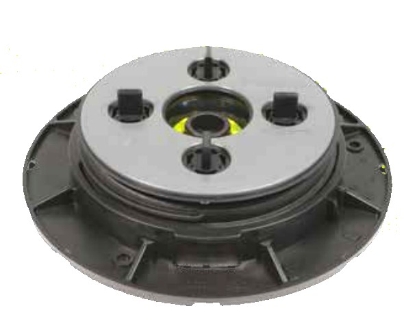 Stelzlager niedrig; 28 - 53 mm; höhenverstellbar; fixer Kopf; mit 4 mm oder 2 mm Abstandshalter;